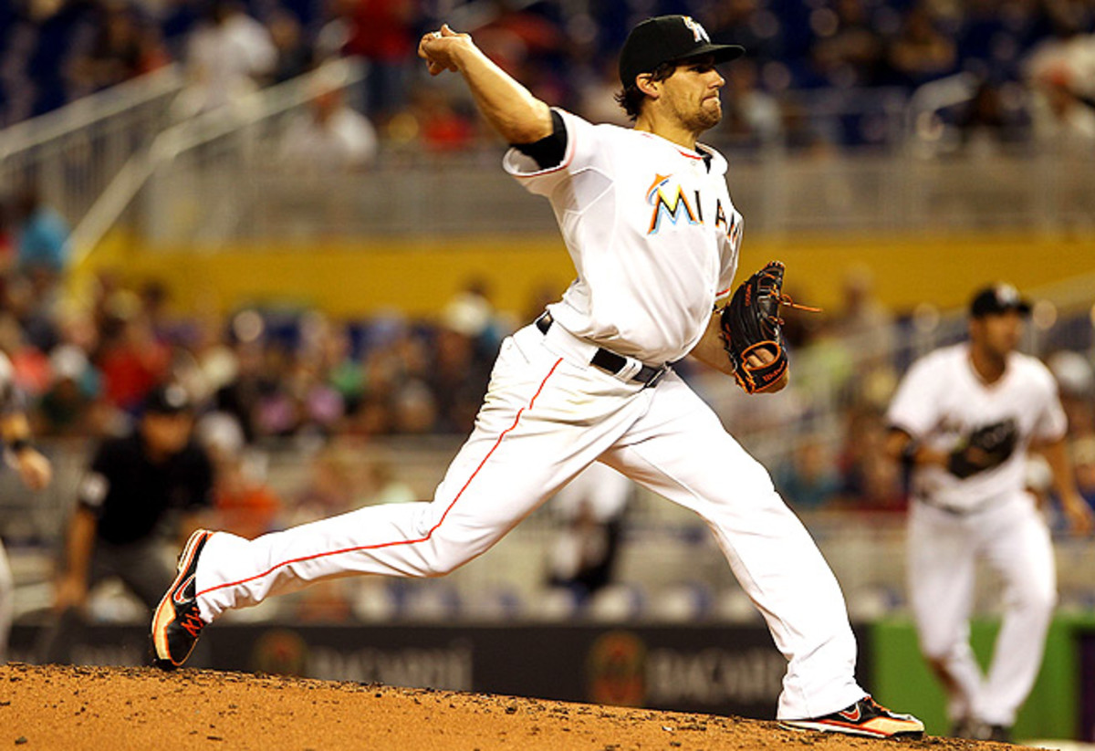 Nathan Eovaldi pitched six innings against the Rockies, giving up six hits and two runs.