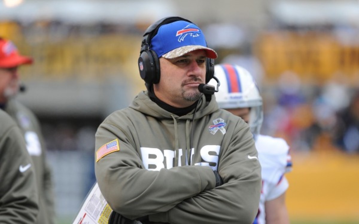 The Buffalo Bills defense led by Mike Pettine ranked 10th in the NFL last season. (George Gojkovich/Getty Images) 