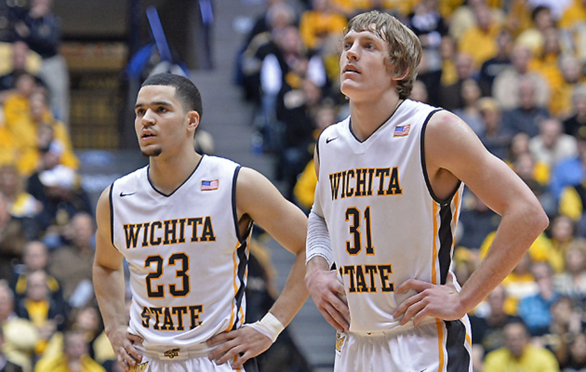 Wichita State's Fred VanVleet (L) and Ron Baker are both projected as top-90 scorers.