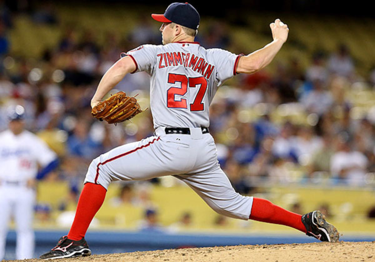 Jordan Zimmermann finished seventh in NL Cy Young voting in 2013. (Stephen Dunn/Getty Images)
