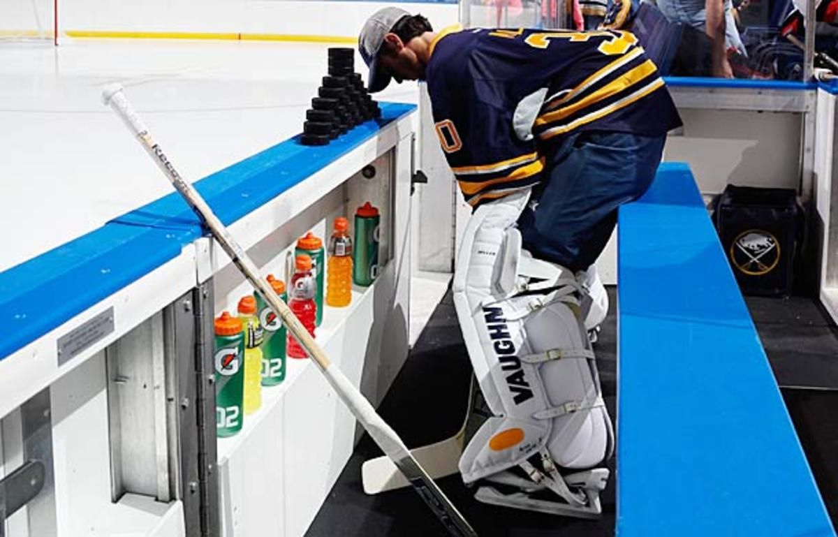 Goalie Ryan Miller will be going from the Sohi Olympics back to NHL action sooner than expected.