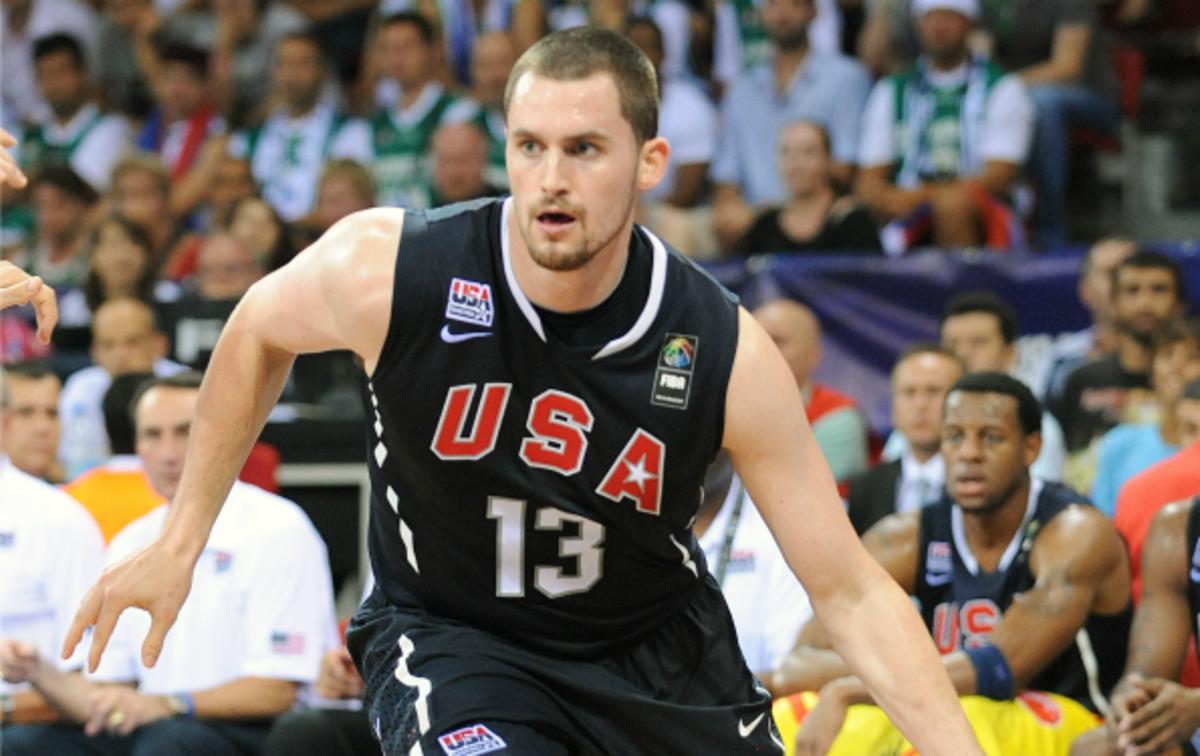 Kevin Love plans to join Team USA in Spain this summer. (Garrett Ellwood/National Basketball)