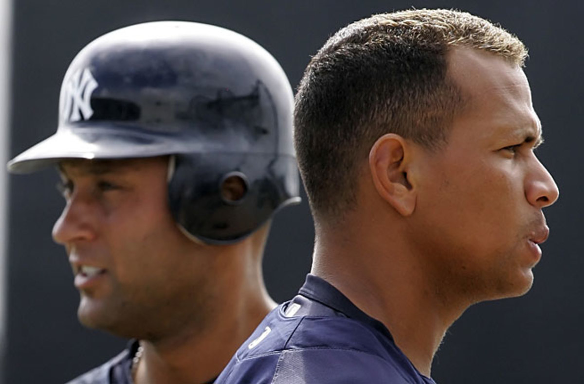 Derek Jeter and Alex Rodriguez have been Yankees teammates for 10 seasons.