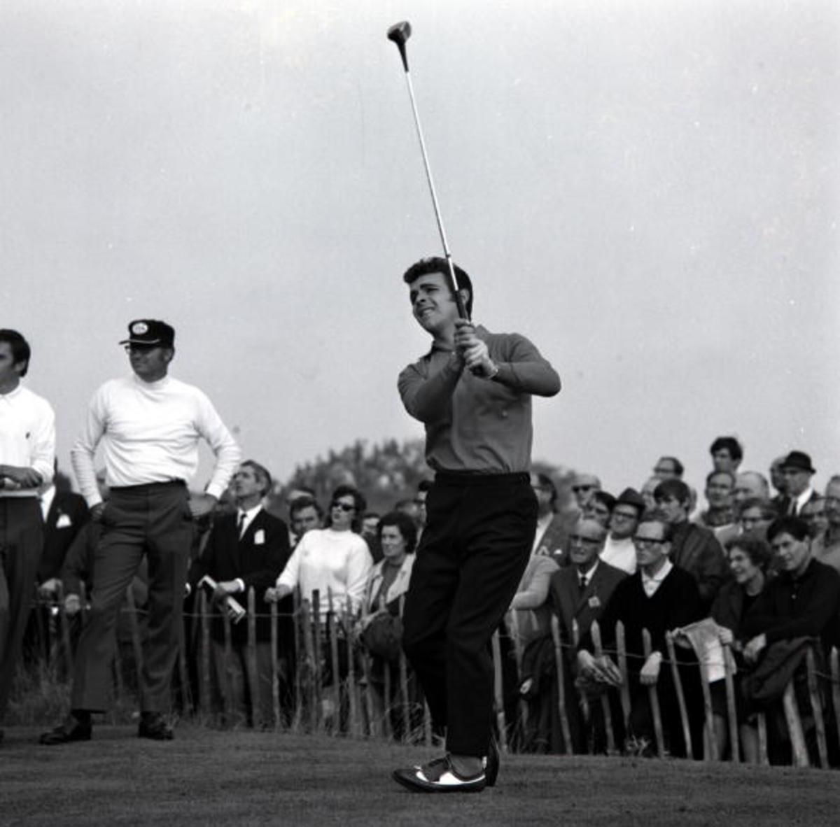 Great Britain's Tony Jacklin in action at the 1969 Ryder Cup
