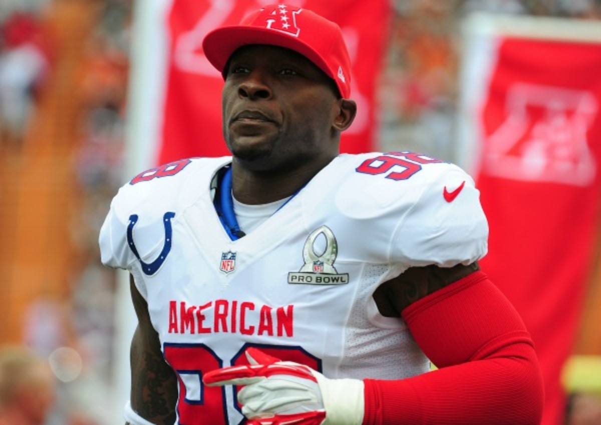 Robert Mathis was voted to the 2013 Pro Bowl after recording 19.5 sacks. (Scott Cunningham/Getty Images)