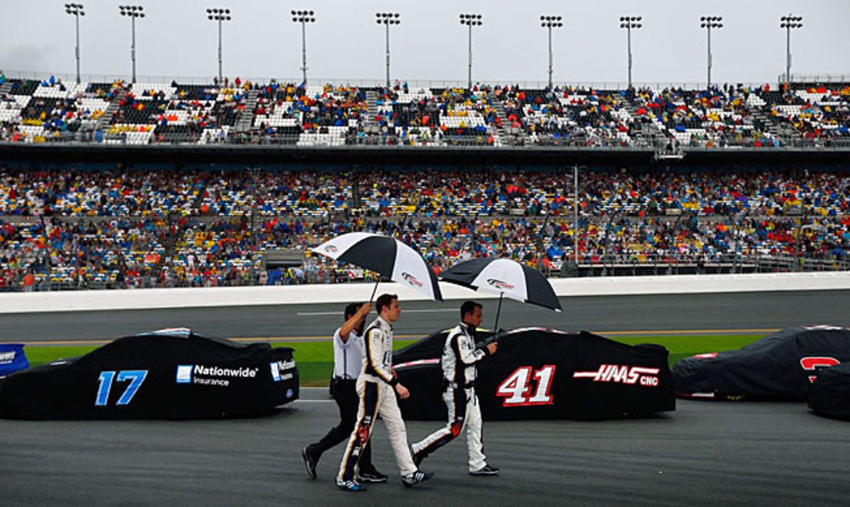 Once again, rain showers are disrupting the Great American Race.