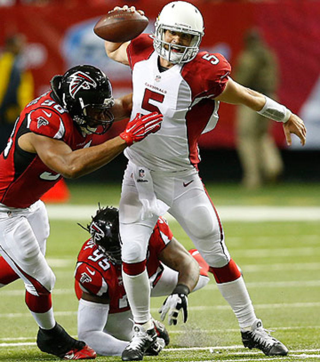 Drew Stanton has five interceptions over the past three games, and the Cards are 1-2 in that stretch. (John Bazemore/AP)