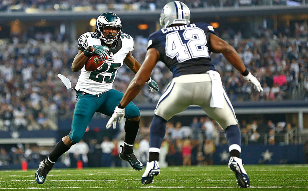 LeSean McCoy and the Eagles have seized control of the NFC East and are among three teams tied for the NFC's best record at 9-3. (Ron Jenkins/Getty Images)