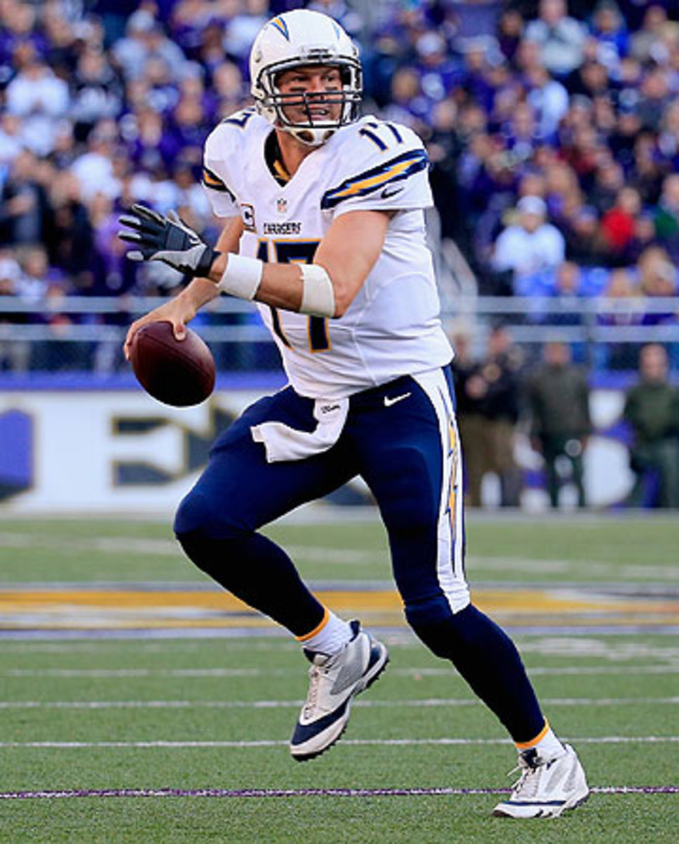 Philip Rivers and the Chargers host New England in Week 14. (Rob Carr/Getty Images)