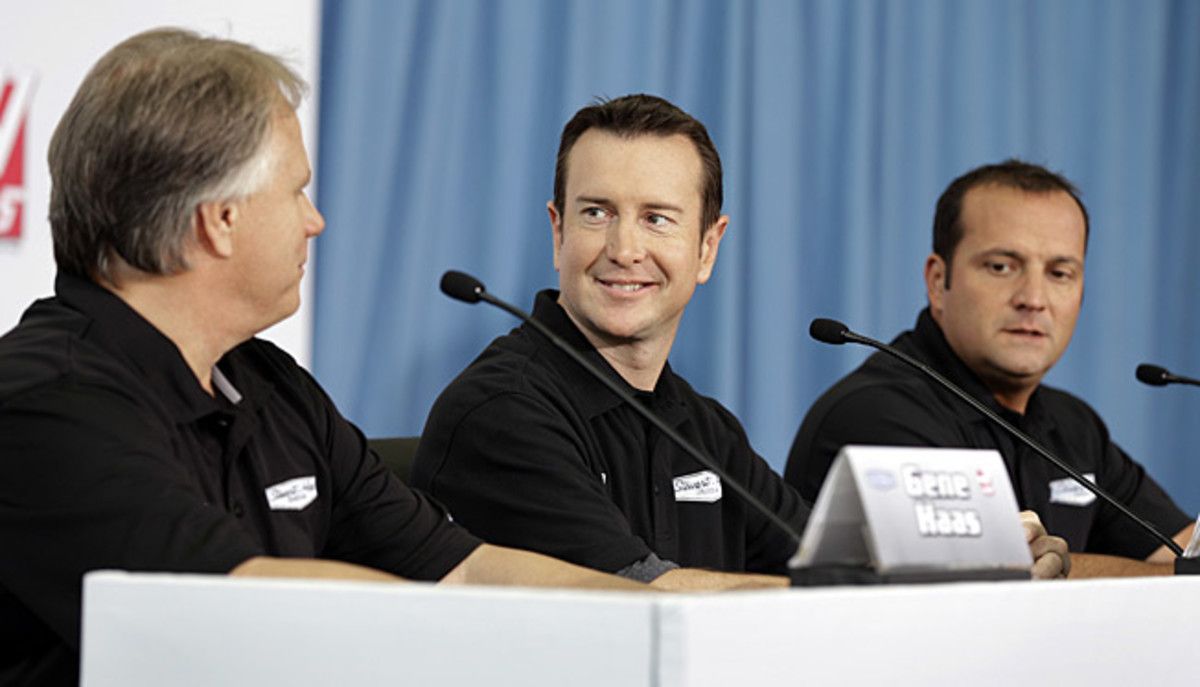 Kurt Busch (center) brings added fire to what will be one of NASCAR's most fascinating teams.