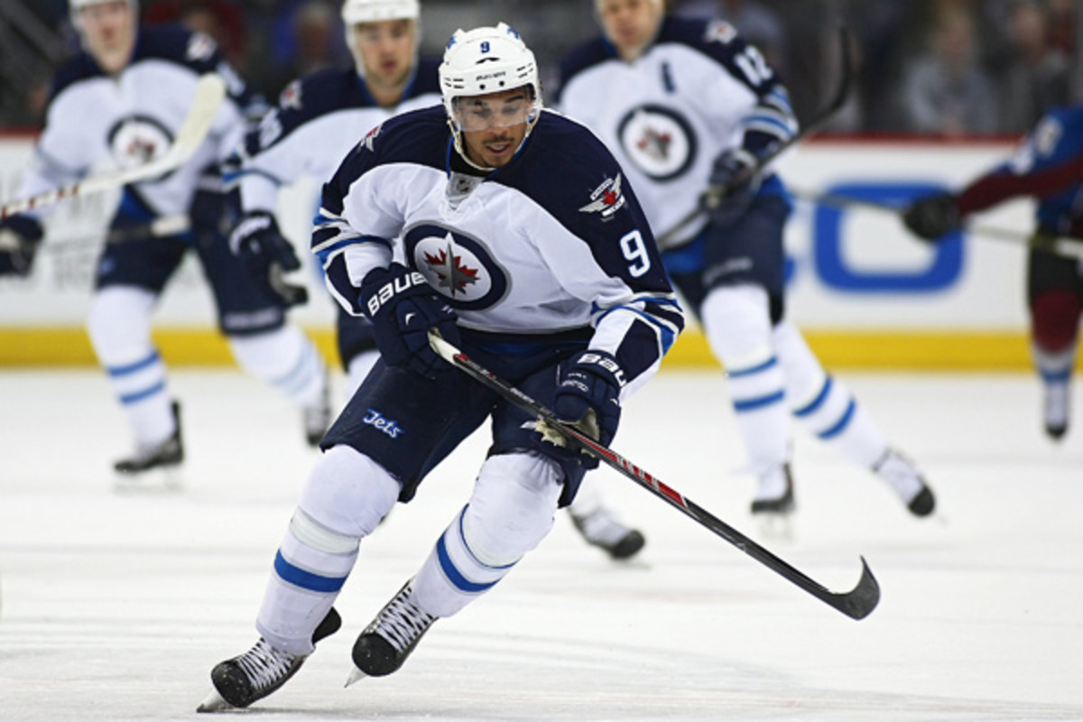 Evander Kane has not delivered for the Jets despite signing a big deal before last season. (Russell Lansford/Icon SMI)