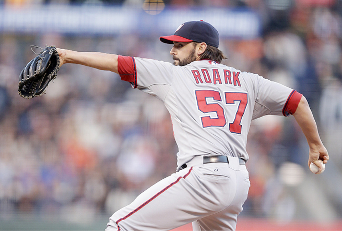 Tanner Roark has a 2.92 ERA, 3.41 FIP, 1.06 WHIP and 65 strikeouts in 83 1/3 innings over 13 starts.