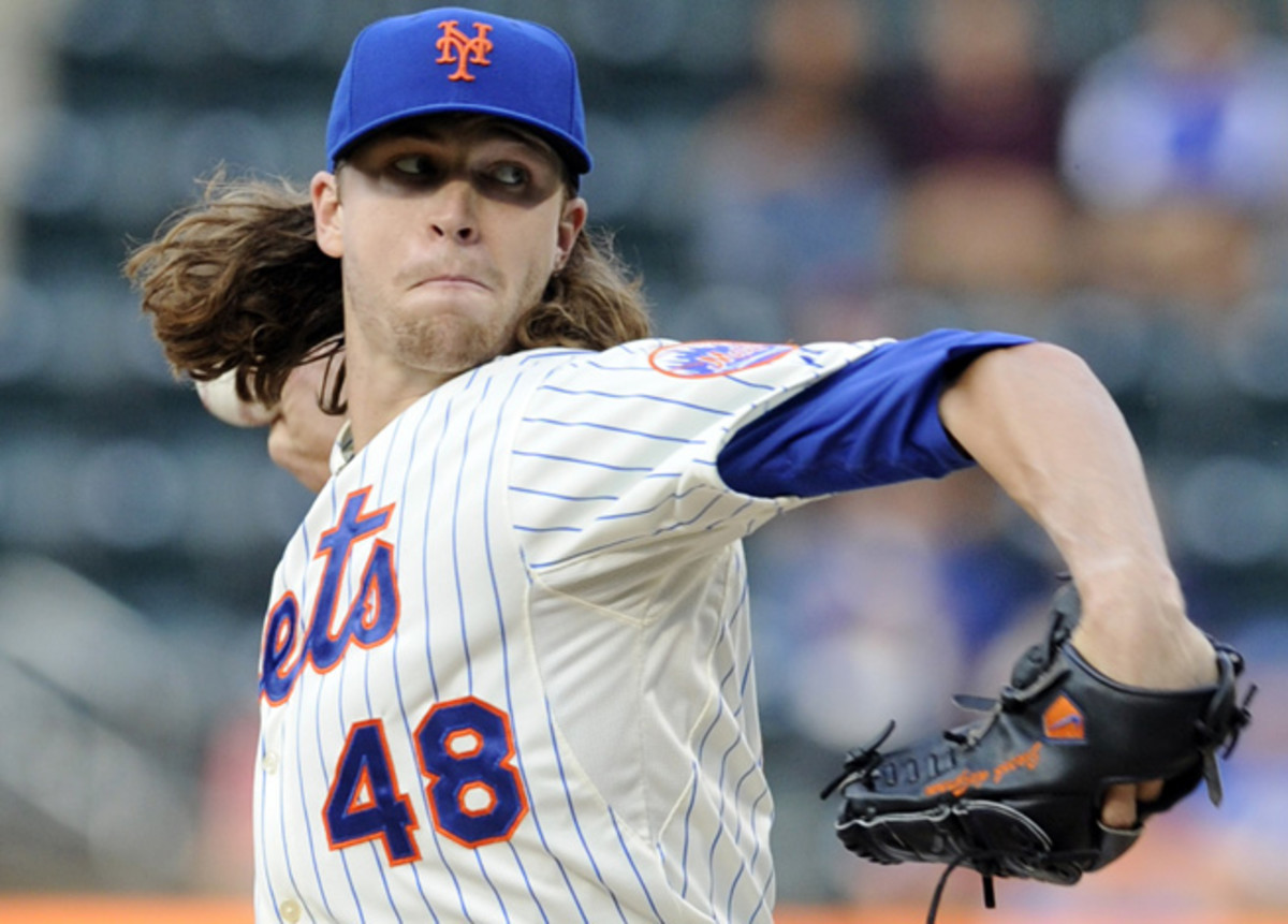 Jacob deGrom sports a 5-5 record, 2.79 ERA, 1/26 WHIP and 83 strikeouts in 87 innings this season.