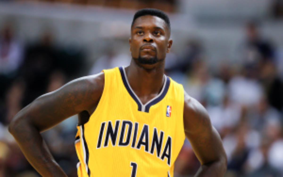 Despite the two flopping violations this season, Lance Stephenson is having a career year with the Pacers. (Michael Hickey/Getty Images)