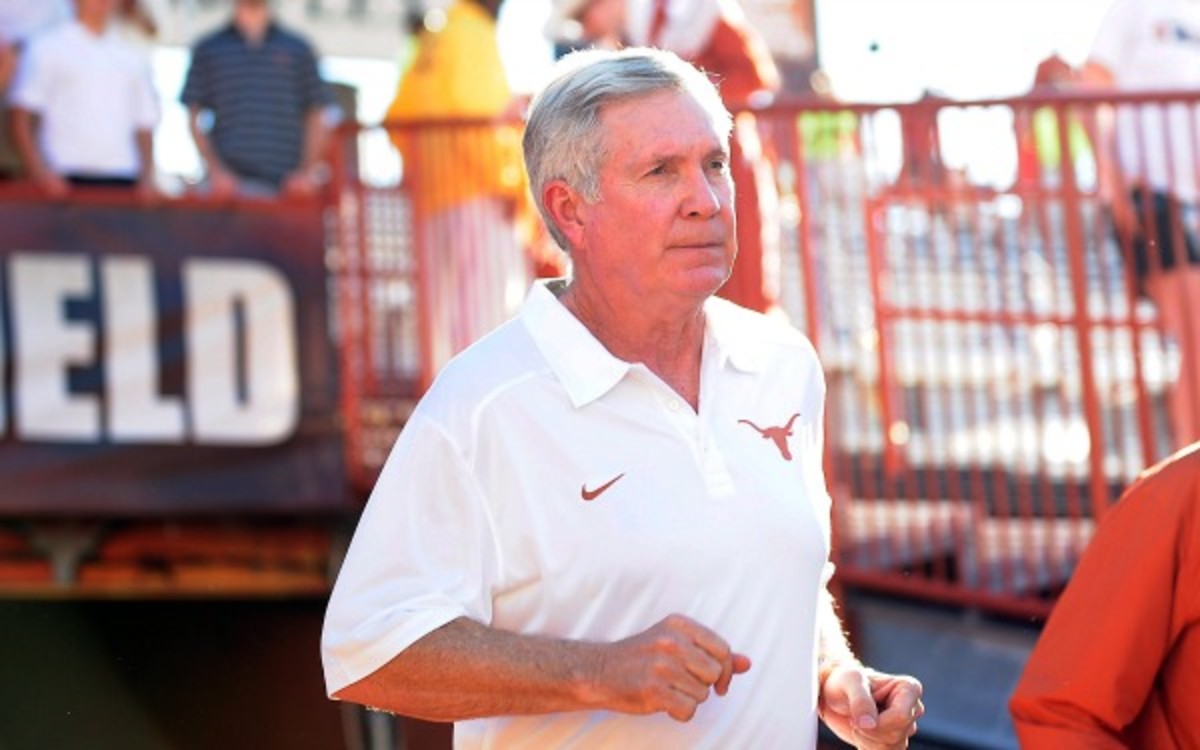 Texas head coach Mack Brown is 157-45 since arriving in Austin in 1998. (Stacy Revere/Getty Images)