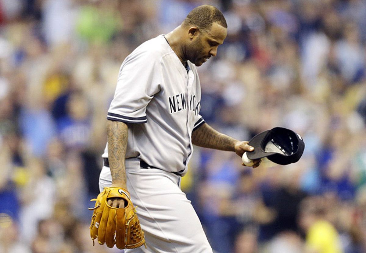 CC Sabathia's season is made even more difficult as he hits the 15-day DL with knee inflammation.