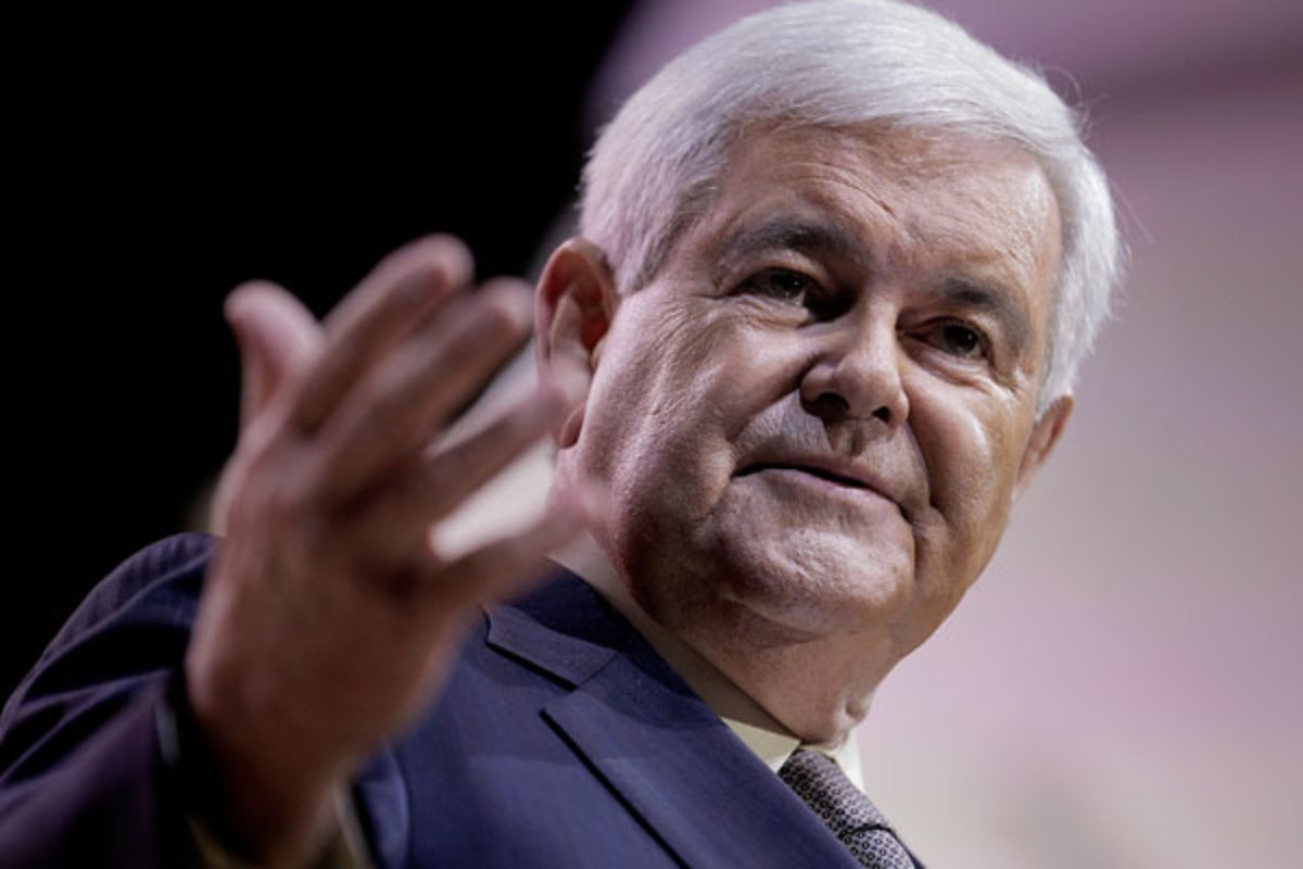 Former presidential candidate Newt Gingrich is one of many expressing his thoughts on the future of the Clippers. (T.J. Kirkpatrick/Getty Images)