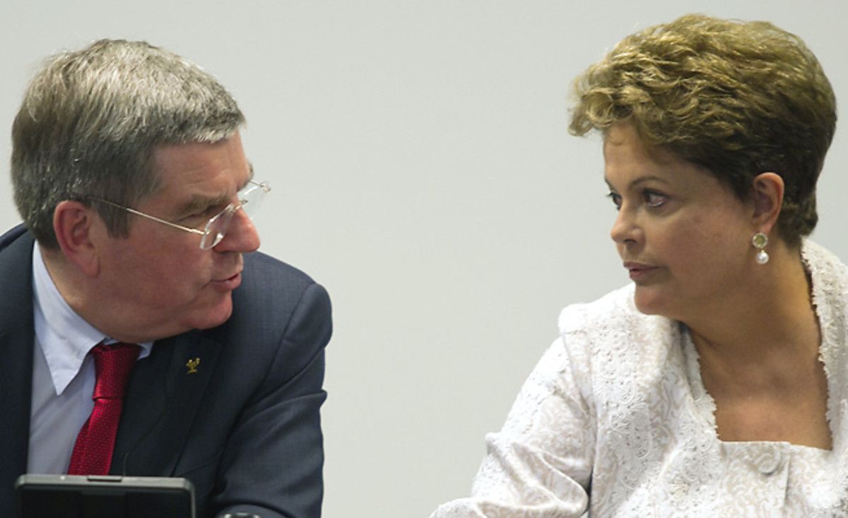 Thomas Bach visited Brazil President Dilma Rousseff for the first time since becoming IOC president.
