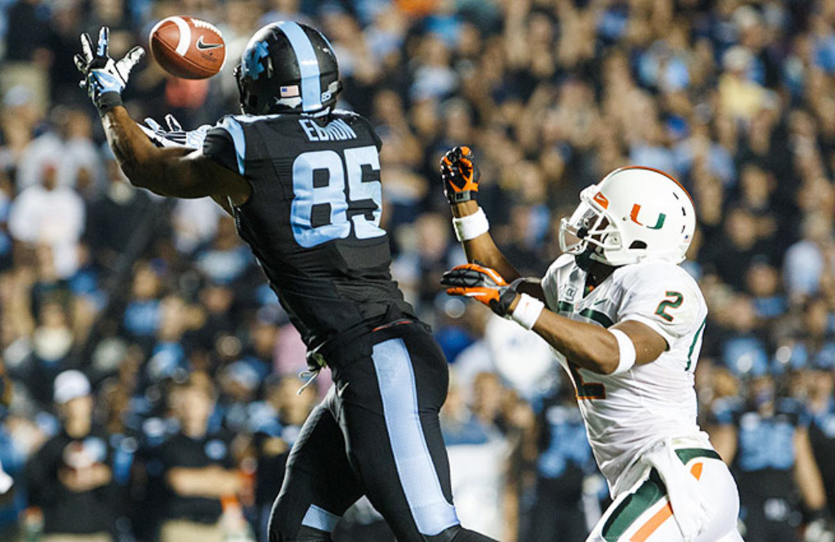 The top tight end in the class, Eric Ebron could be on the rise in the next few weeks.