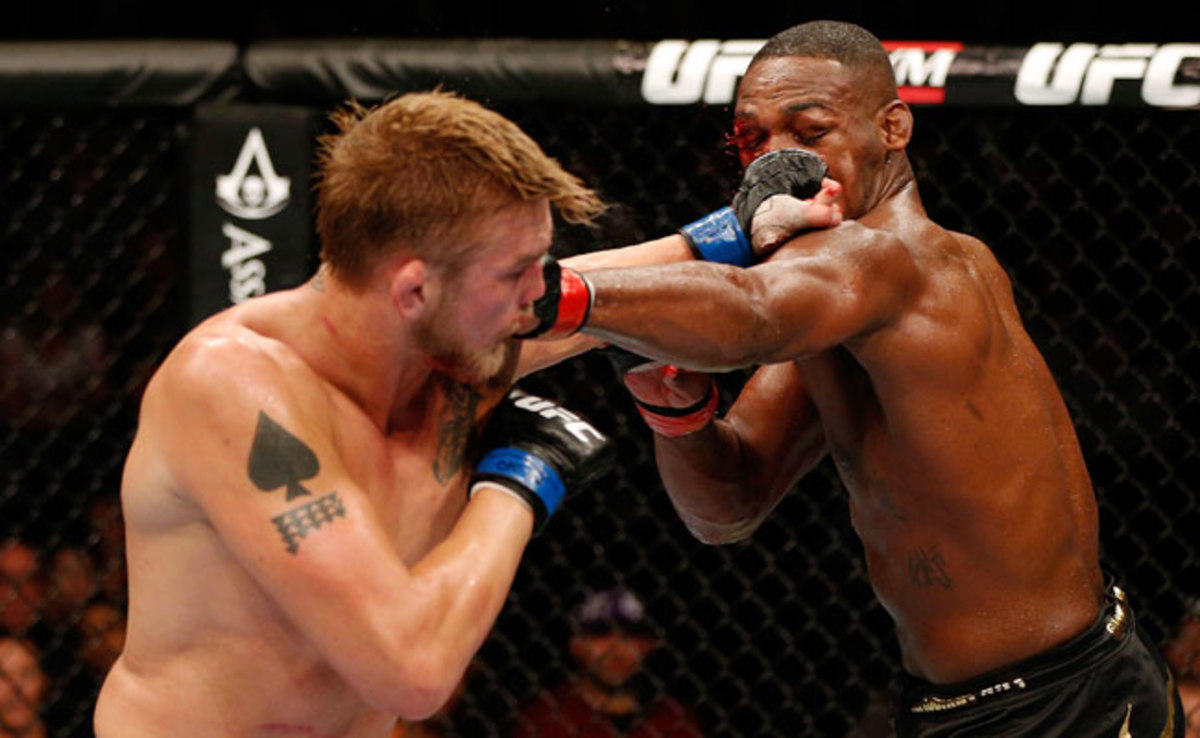 Alexander Gustafsson (left) is patiently waiting for what he hopes will be a rematch with Jon Jones.