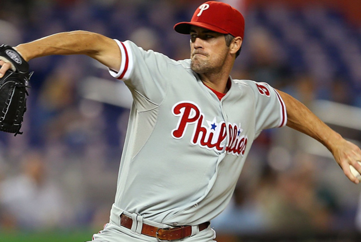Biceps tendinitis has prevented Cole Hamels from taking the mound in spring training.