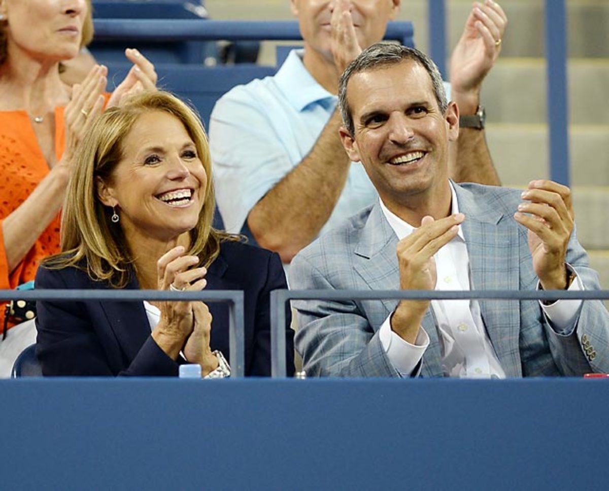 Katie Couric and John Molner