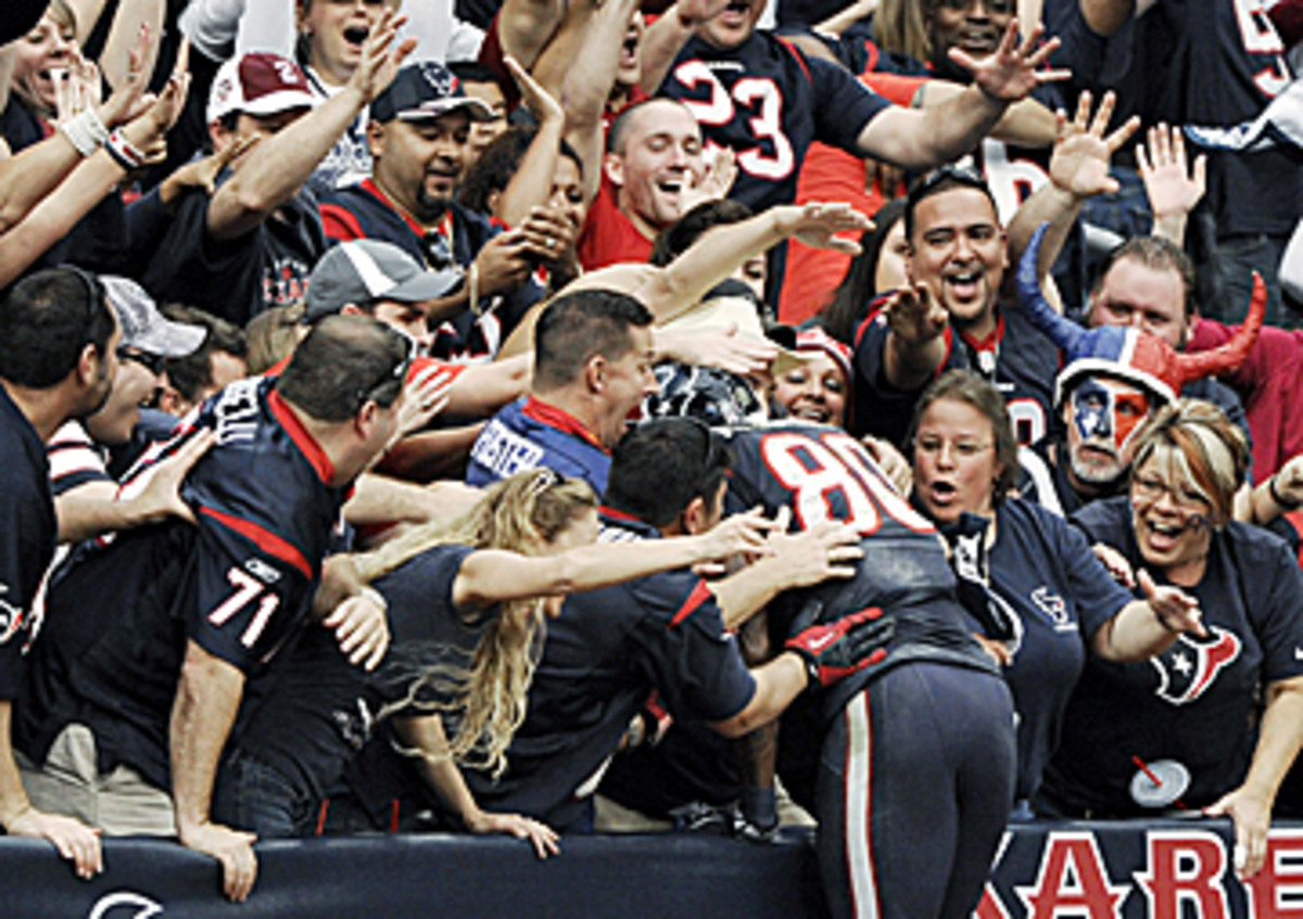 Texans fans can relax. You're holding onto Andre Johnson. (Dave Einsel/AP)