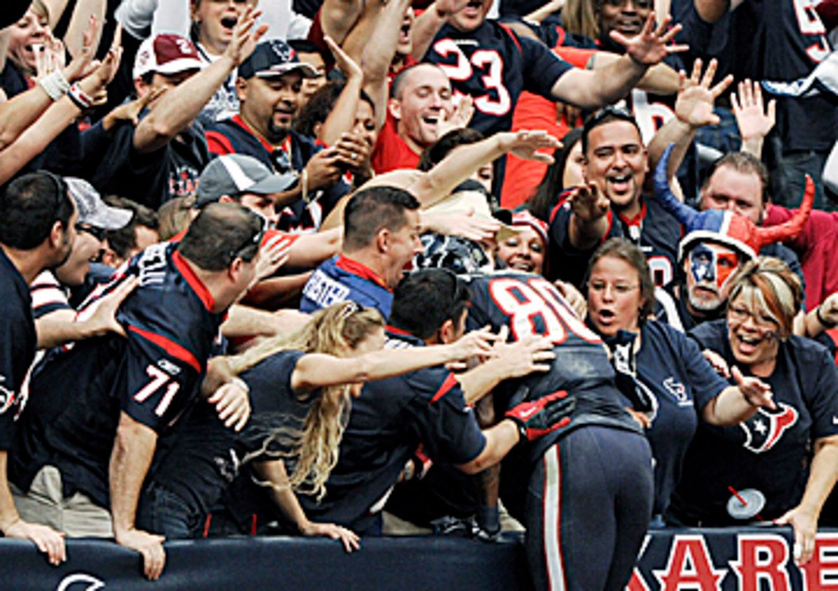 Texans fans can relax. You're holding onto Andre Johnson. (Dave Einsel/AP)