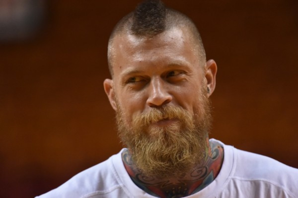 Chris Andersen hasn't played since May 24. (Ron Elkman/Getty Images)
