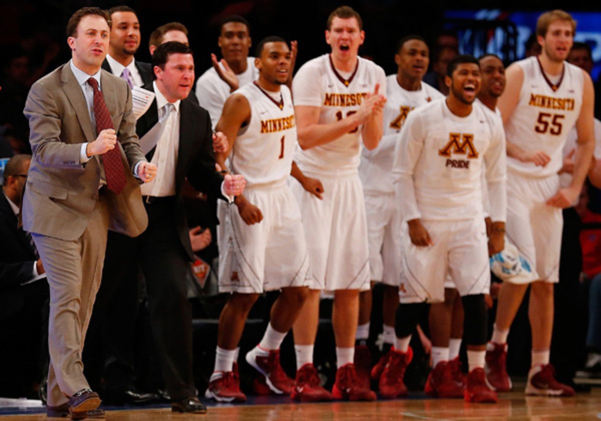 Richard Pitino and Minnesota may be in for bigger things next year after winning the NIT. (Mike Stobe/Getty Images)