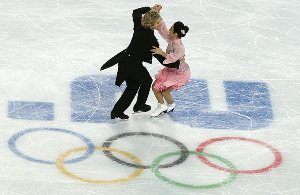 U.S. skaters Meryl Davis and Charlie White will face Canadian rivals Tessa Virtue and Scott Moir.