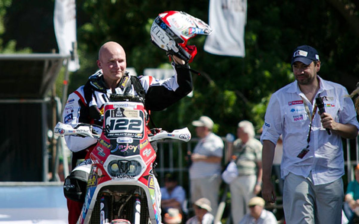 Eric Palante was riding in his 11th Dakar Rally when he died under mysterious circumstances.
