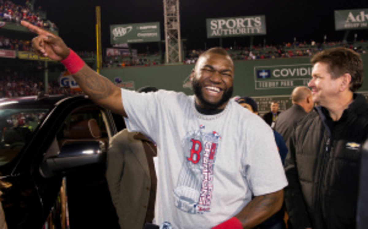 David Ortiz batted .309/.395/.565 last season. (Ron Vesely/Getty Images)