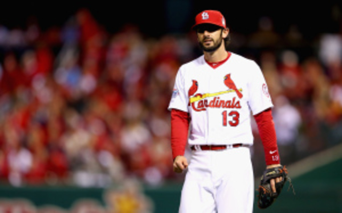 Matt Carpenter won a World Series with the Cardinals in 2011, his first year in the majors. (Elsa/Getty Images)