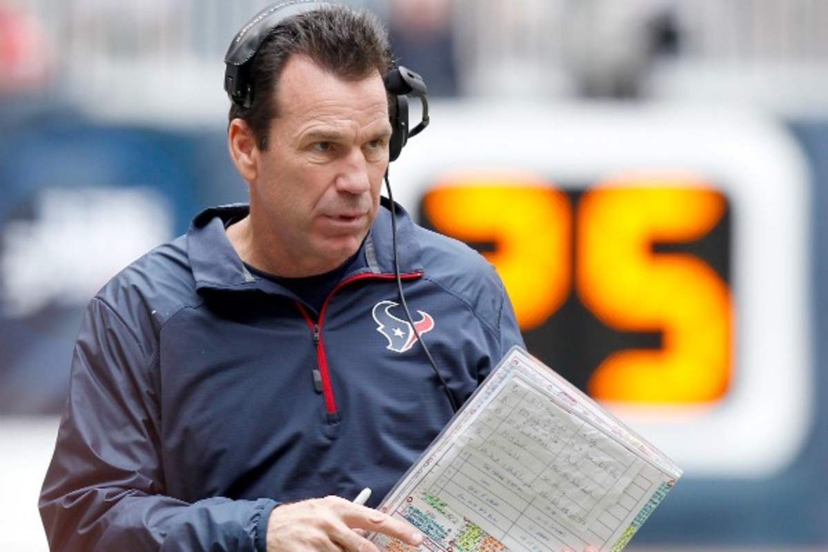 Gary Kubiak went 61-64 in eight seasons with the Texans. (Thomas B. Shea/Getty Images)
