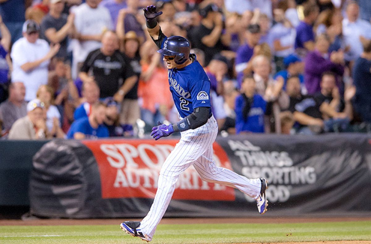 Troy Tulowitzki has gotten a hit in every single game in the month of May, and has only struck out once.