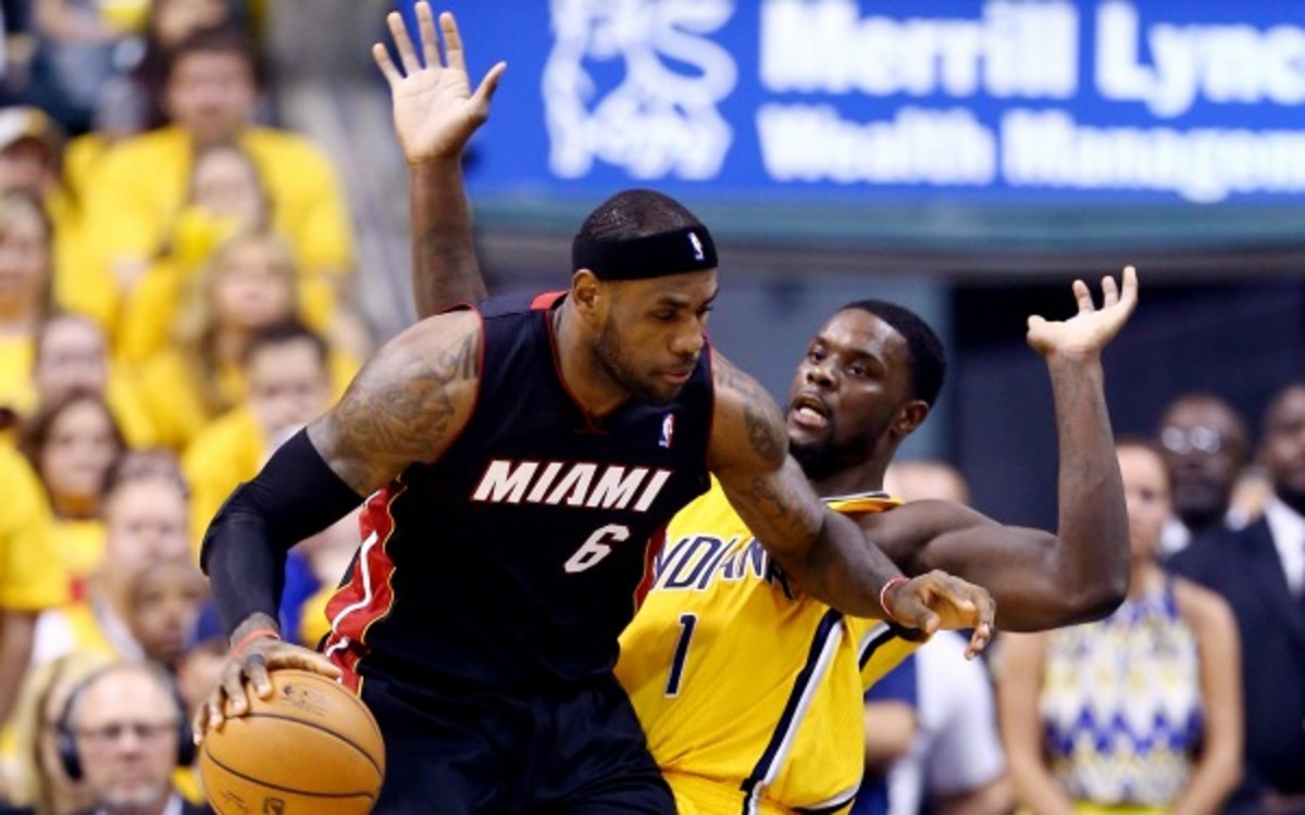 Lance Stephenson was hit with a $5,000 for his blatant flop in Game 2. (Andy Lyons/Getty Images)