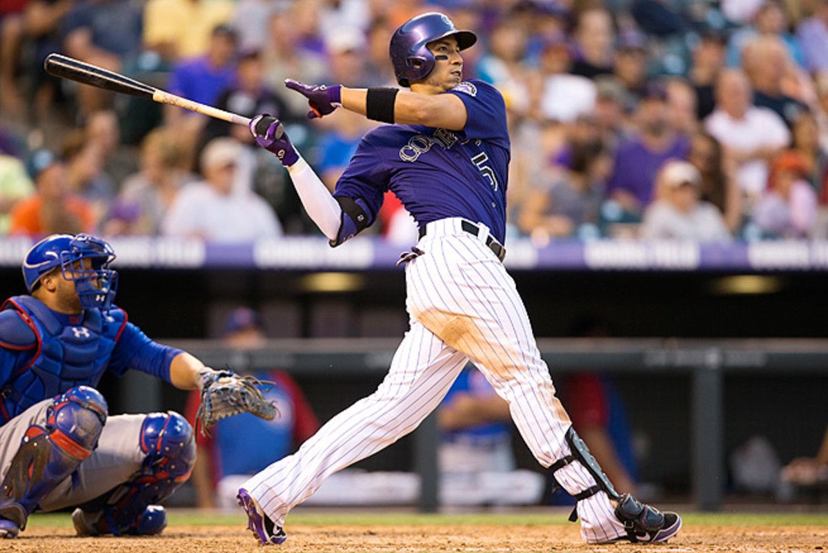Carlos Gonzalez hit.302 with 26 home runs and 70 RBI last season, despite the Rockies' struggles.
