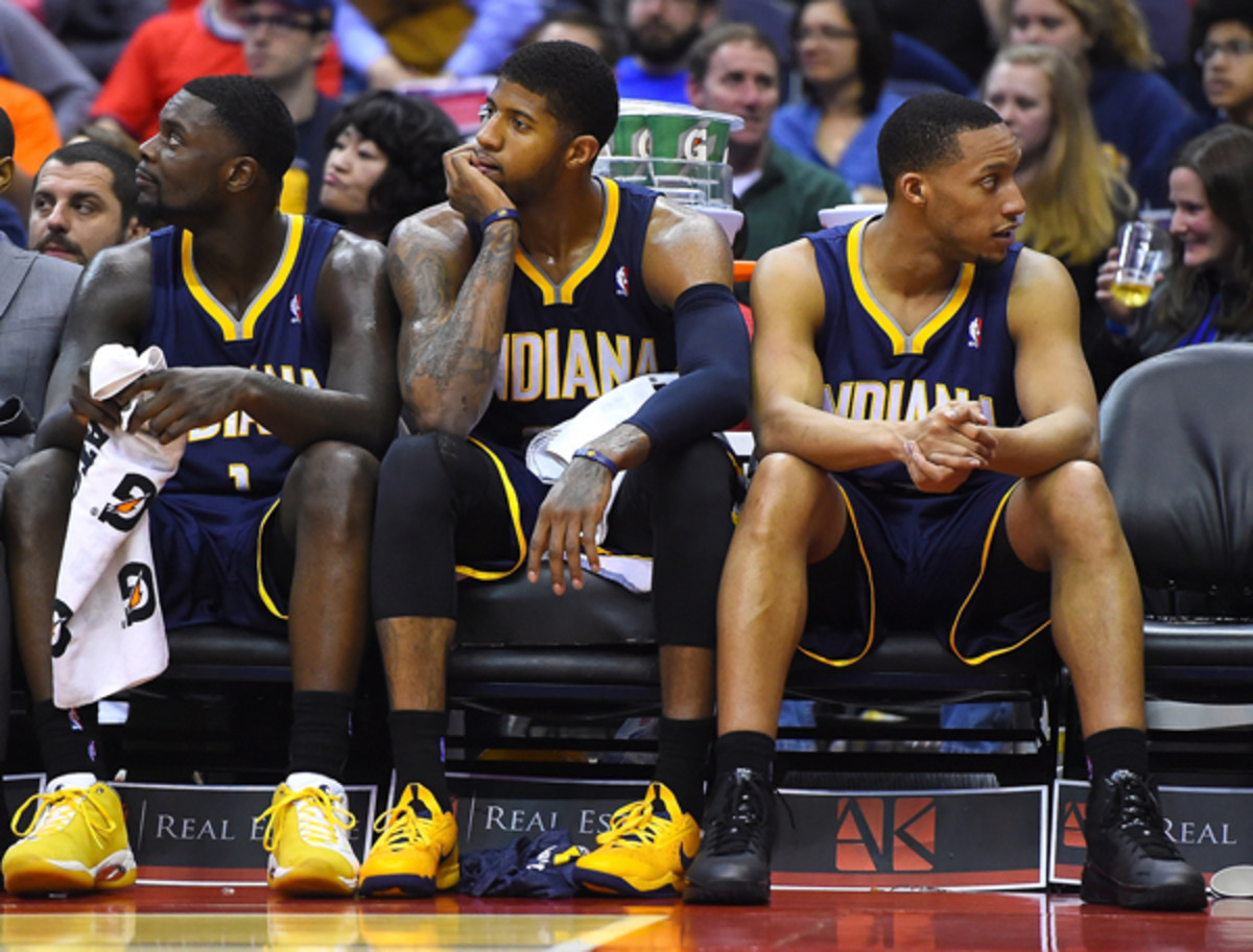 Indiana Pacers' Lance Stephenson, Evan Turner reportedly engaged in a fight at practice.