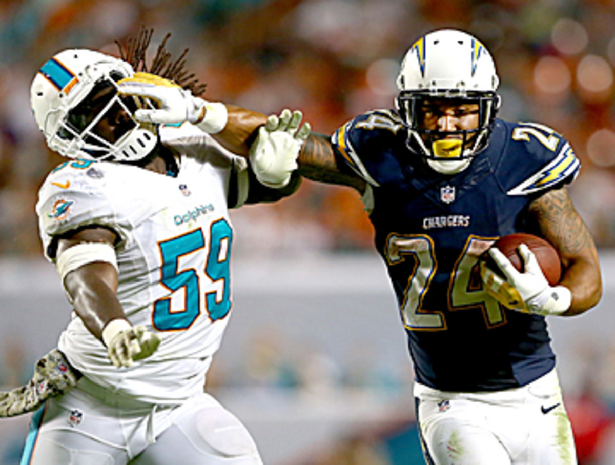 Ryan Mathews is expected to hold off the competition for carries in San Diego. (Streeter Lecka/Getty Images)
