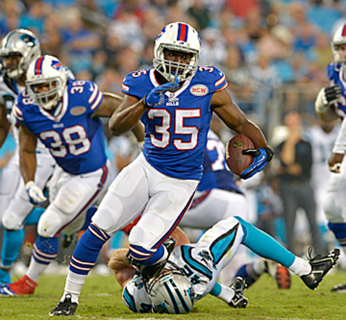 Bryce Brown may not stay buried on the Bills' depth chart for long. (Grant Halverson/Getty Images)