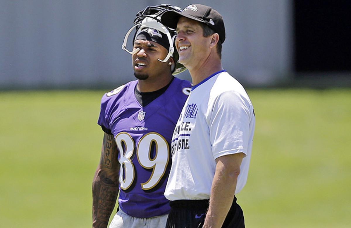 Steve Smith (left) owns every major receiving record in Carolina Panthers franchise history.