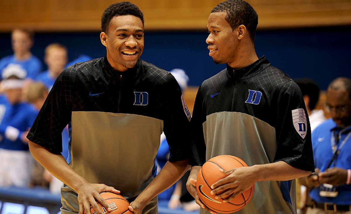 Rodney Hood (right) has thrived playing in Jabari Parker's shadow, and he's Duke's second most dangerous offensive threat.