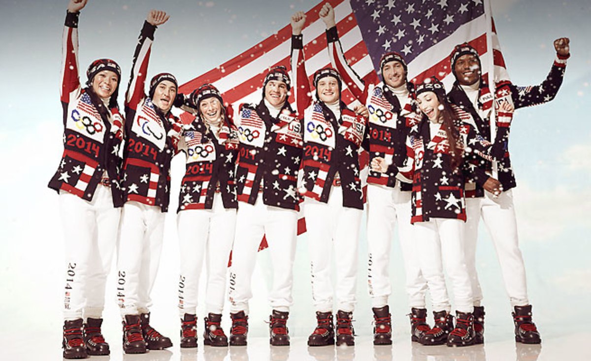 Tim Newcomb: Ralph Lauren unveils patchwork-quite style . uniforms for  Sochi Olympics opening ceremony - Sports Illustrated