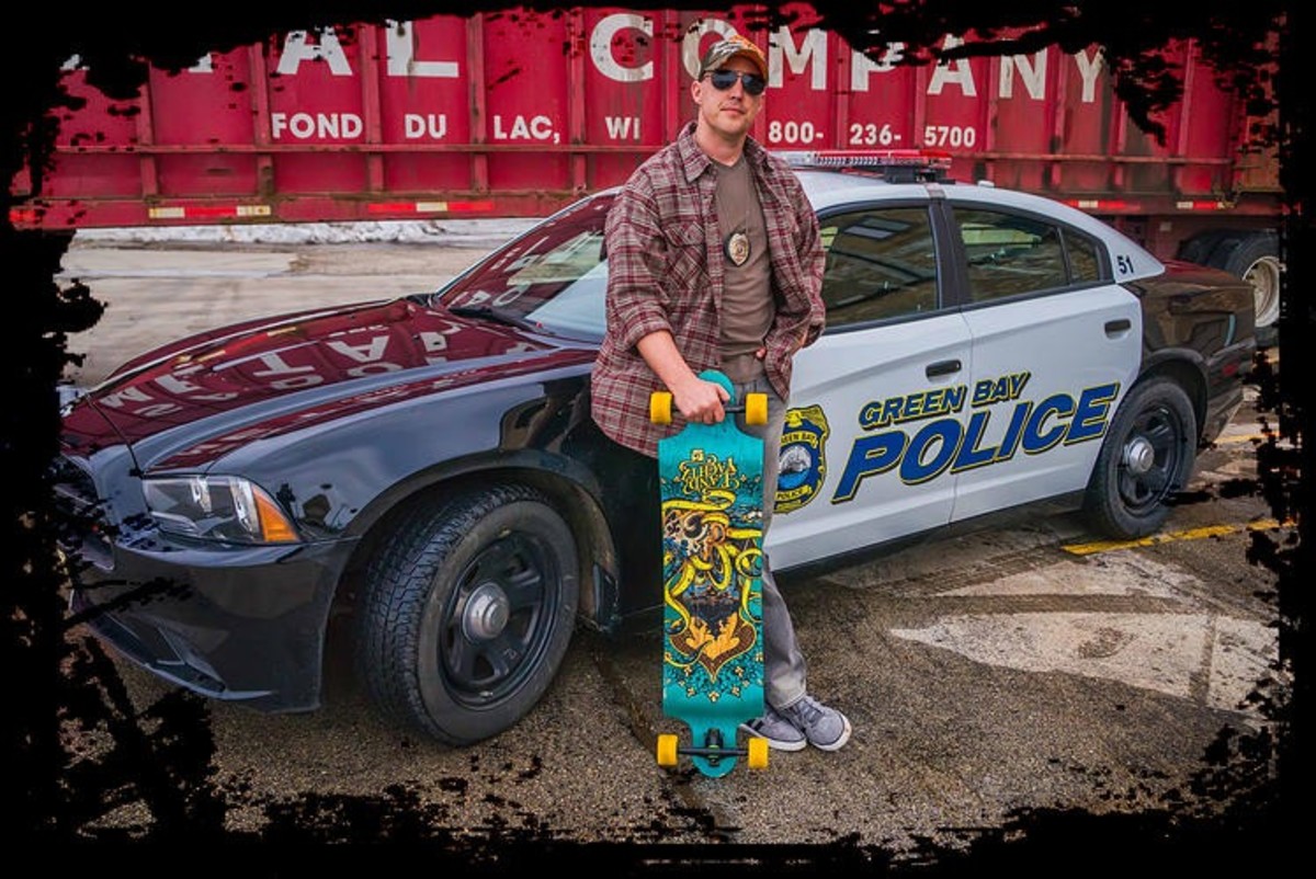 Milwaukee cop does his patrol on skateboard Sports Illustrated