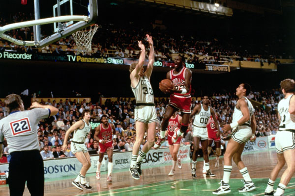 Celtics and Bulls :: Dick Raphael/Getty Images