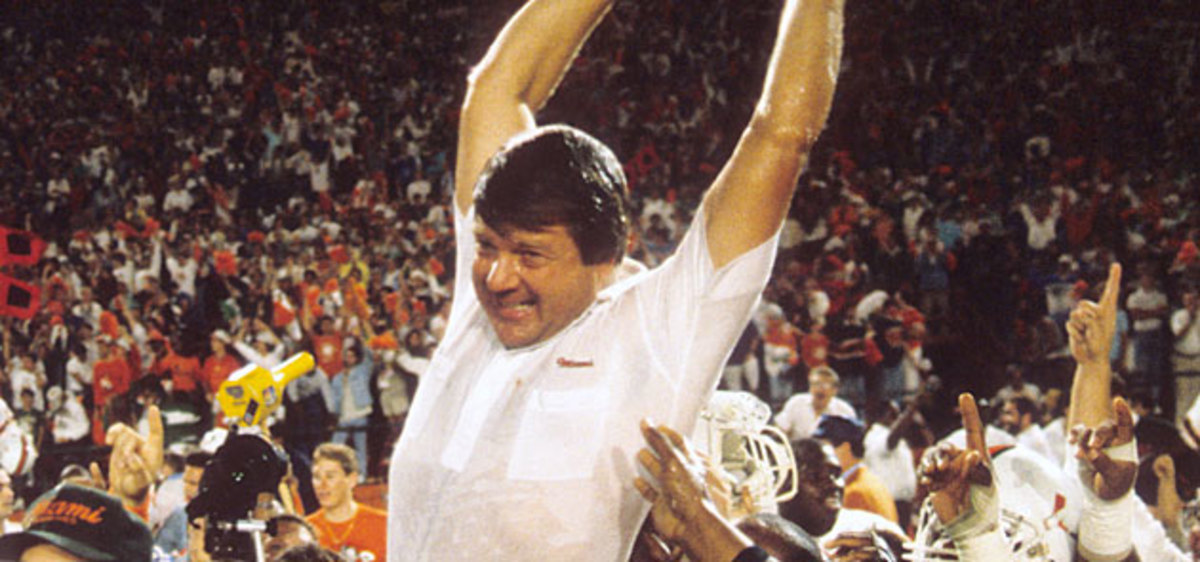 Jimmy Johnson won a national title at Miami, but the program had plenty of problems off the field.