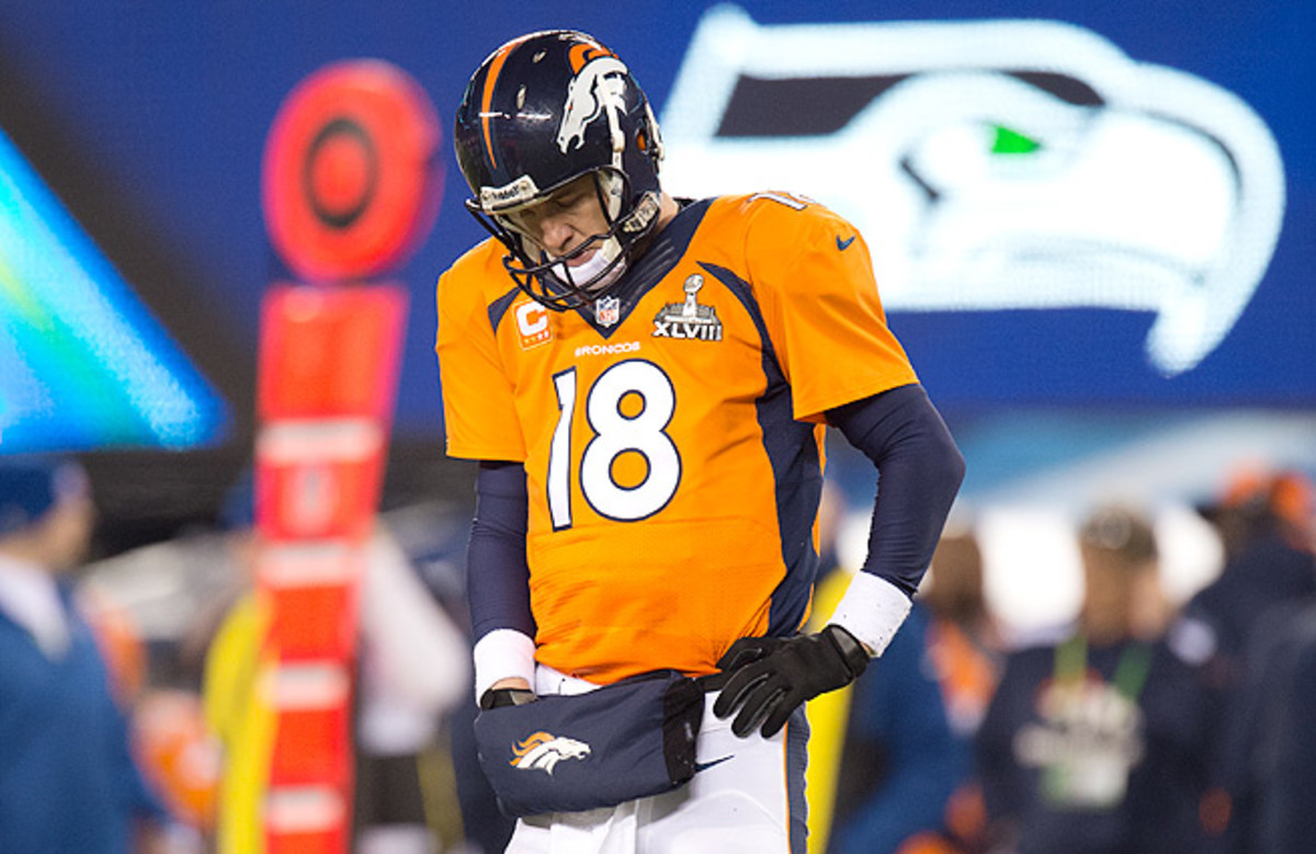 Following the loss to the Seahawks, Peyton Manning now owns an 11-12 career playoff record.