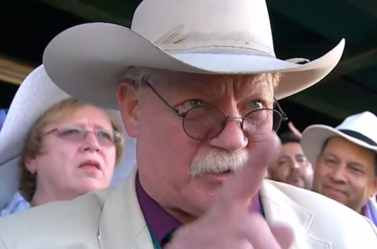 California Chrome co-owner Steve Coburn. (NBC/YouTube)