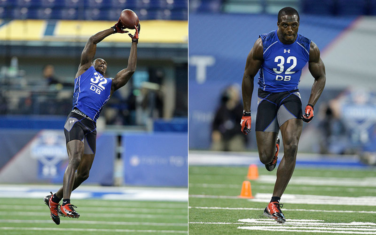 McCourty had a solid showing at the 2010 combine, most notably turning in a 40 time in the 4.38-41 range. (Darron Cummings/AP)